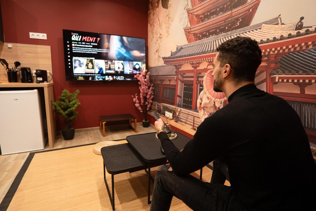 Capsule Japon - Jacuzzi - Netflix & Ecran Cinema - Xbox Apartamento Trith-Saint-Leger Exterior foto