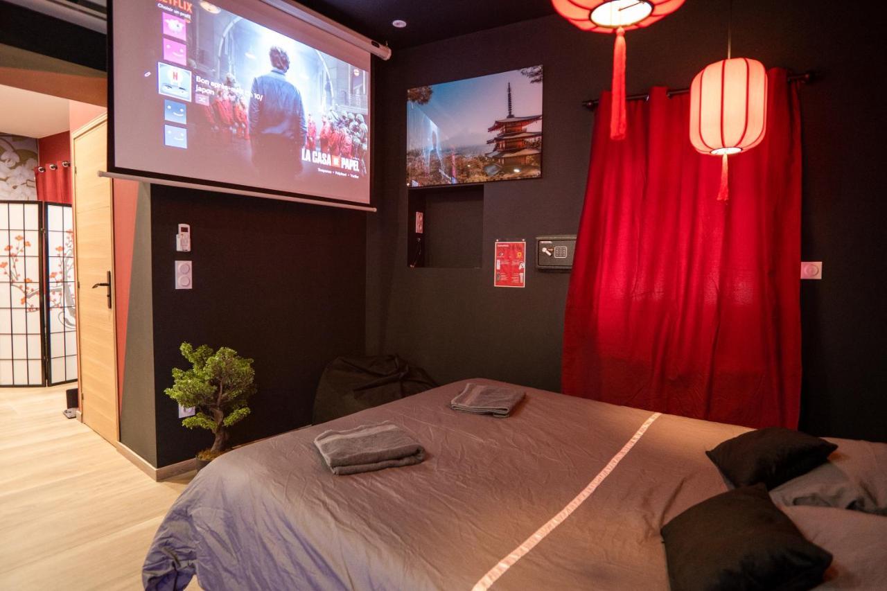 Capsule Japon - Jacuzzi - Netflix & Ecran Cinema - Xbox Apartamento Trith-Saint-Leger Exterior foto