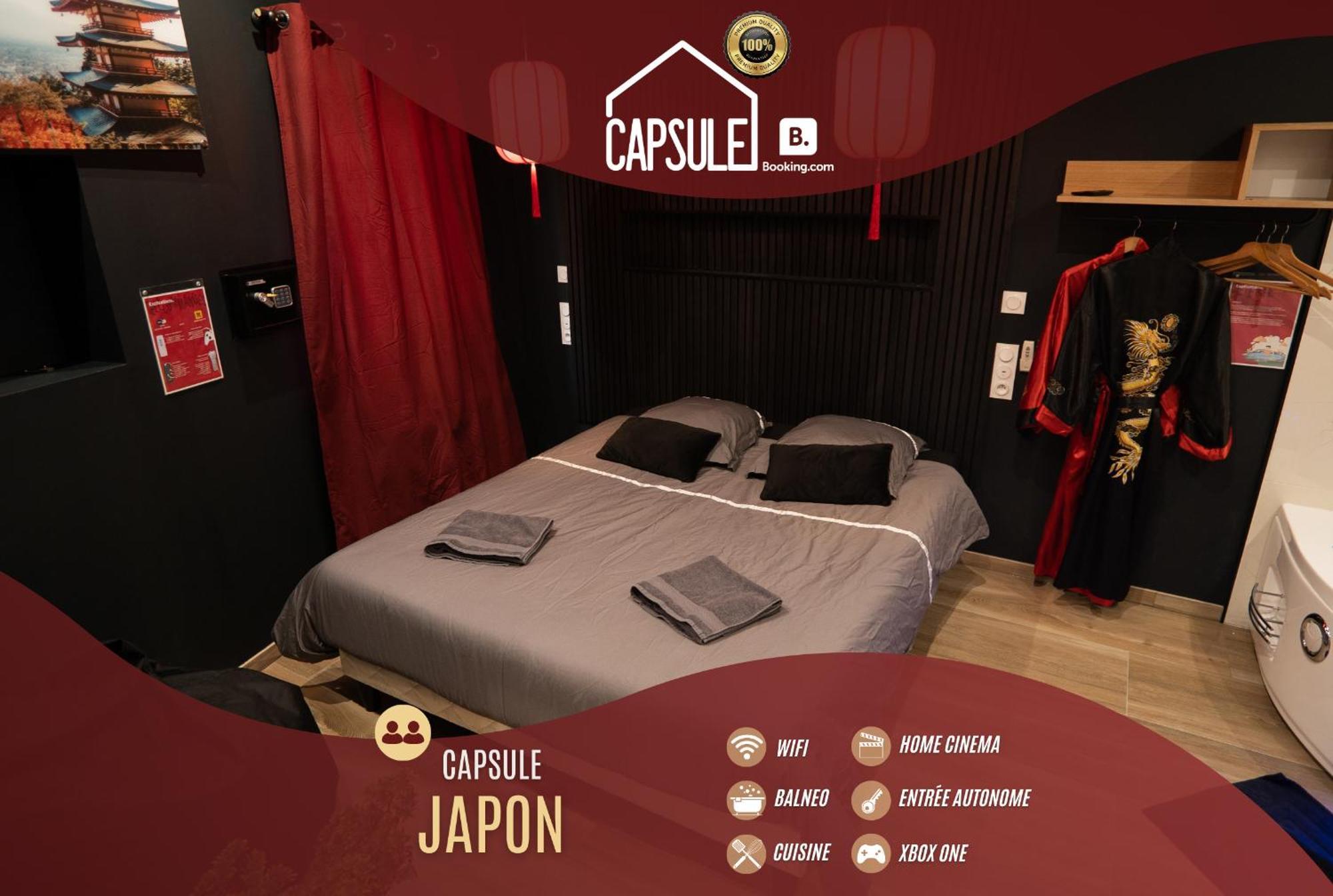 Capsule Japon - Jacuzzi - Netflix & Ecran Cinema - Xbox Apartamento Trith-Saint-Leger Exterior foto